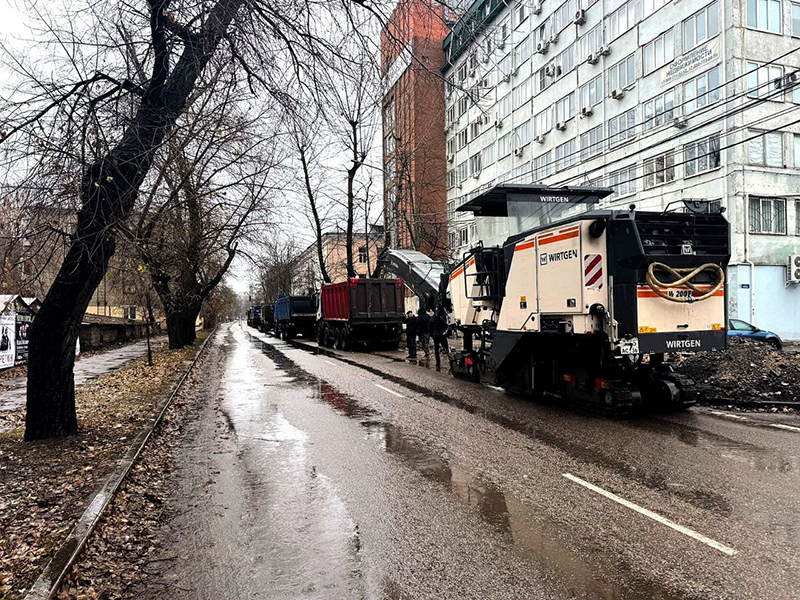 В Воронеже продолжается реконструкция улицы Свободы.