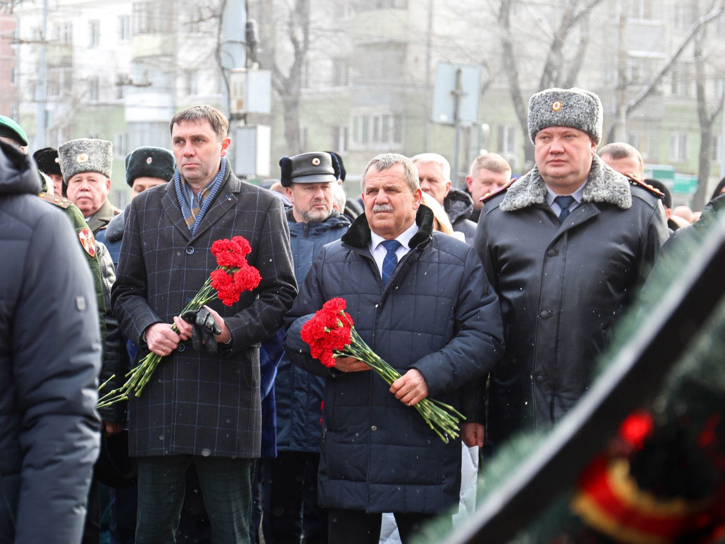 В Воронеже почтили память погибших участников локальных конфликтов и войн.