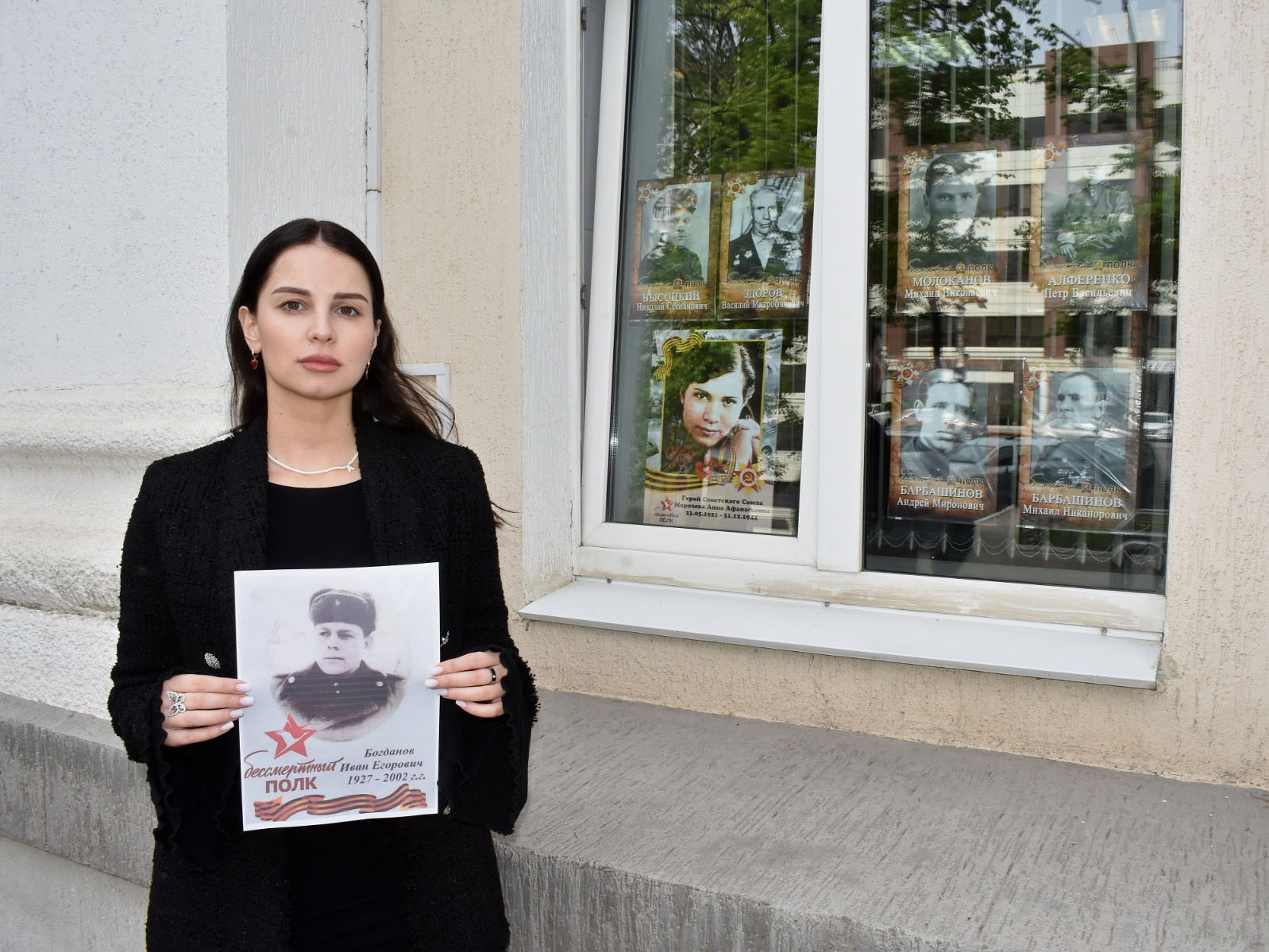 В Ленинском районе состоялось «построение Бессмертного полка».