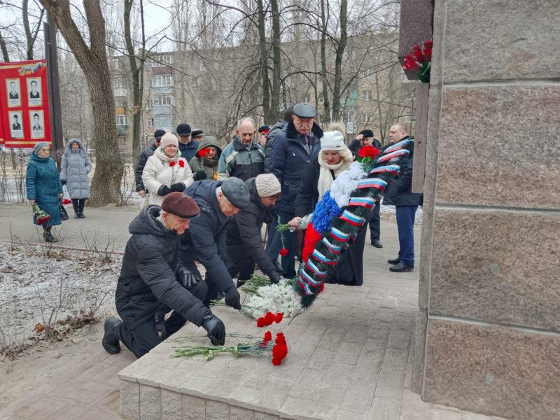 В Советском районе отметили День Героев Отечества.