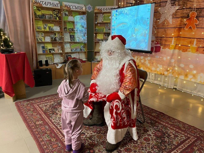 В Советском районе состоялся новогодний праздник для детей.