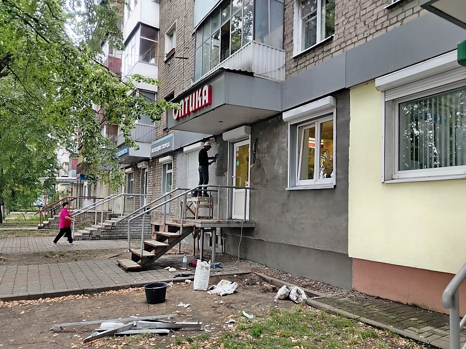 Управа Советского района выявляет незаконные конструкции.