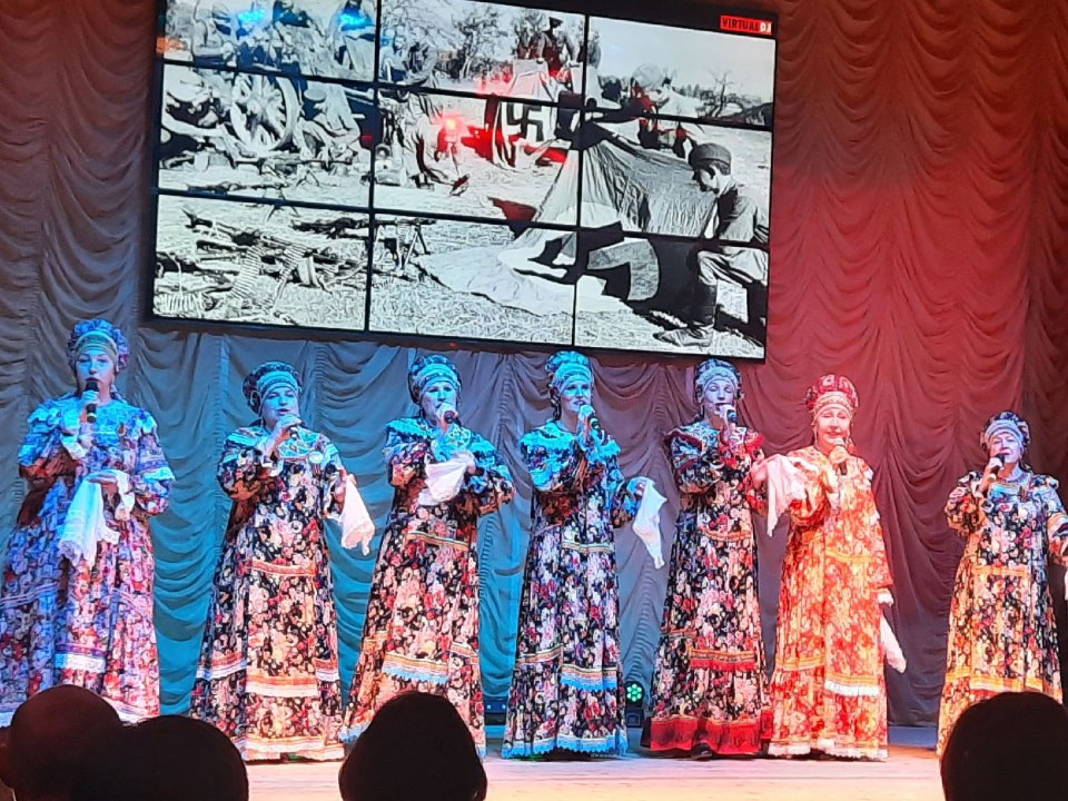 В Железнодорожном районе отметили 80-летие Великой Победы.